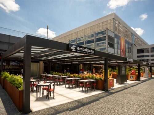 fotografia de um restaurante no Batel