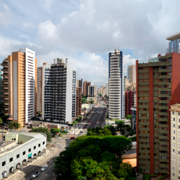 fotografia do bairro água verde em curitiba